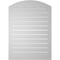 Ekena Millwork Arch Top Surface Mount PVC Gable Vent w/ 2"W x 2"P Brickmould Sill Frame, 26"W x 34"H GVPAR26X3403SN - alternate 5